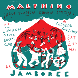 Cumbia Sound Clash: Malphino, London Gaita Social Club + Corazón Cuestino