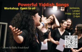 Afternoon Workshop: Powerful Yiddish Songs